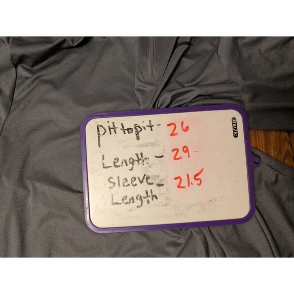 Nike Gray Mens 2Xl 1/4 Zip Fleece in good condition. - Picture 6 of 6